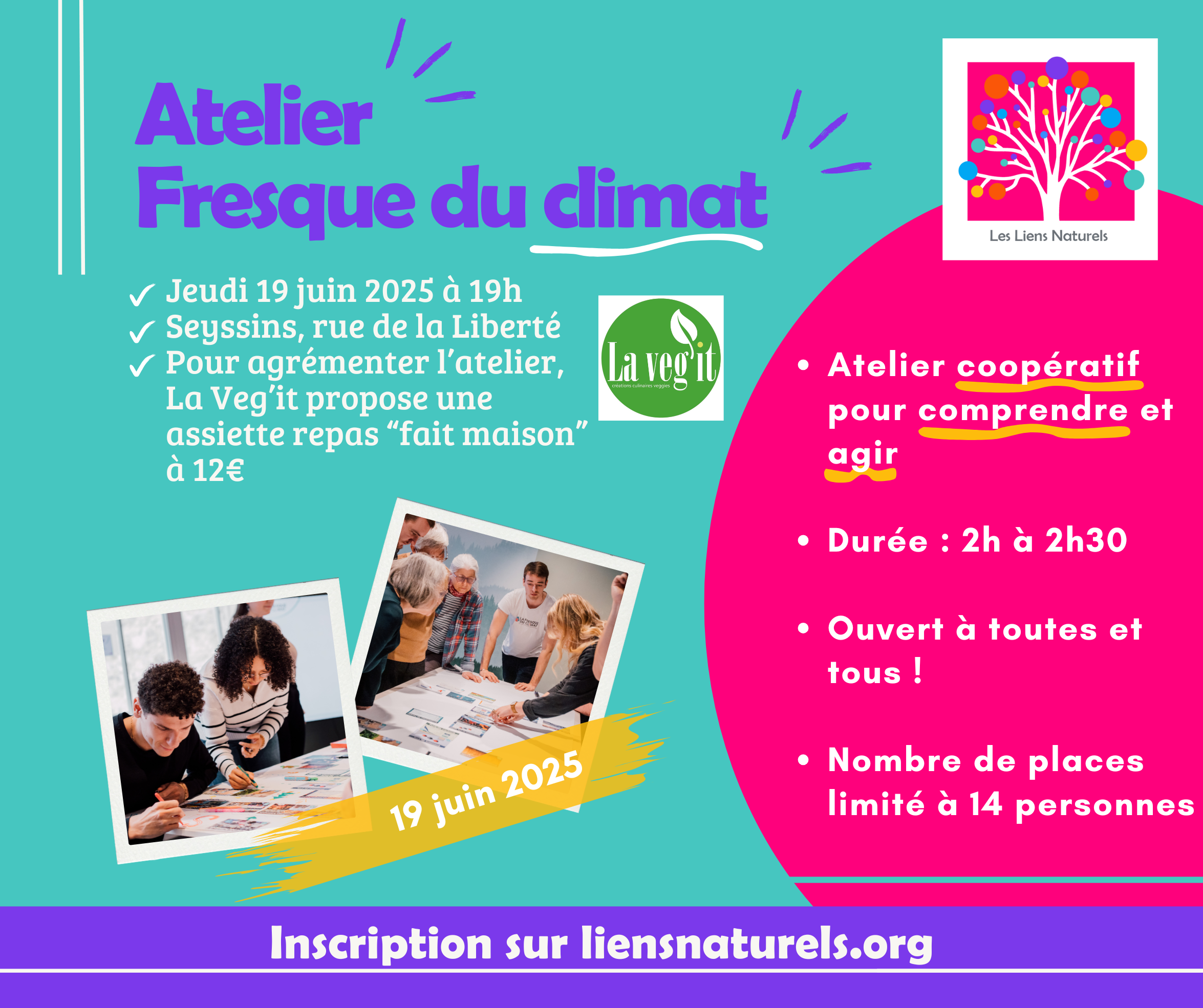 Fresque du Climat à Seyssins, jeudi 19 juin 19h