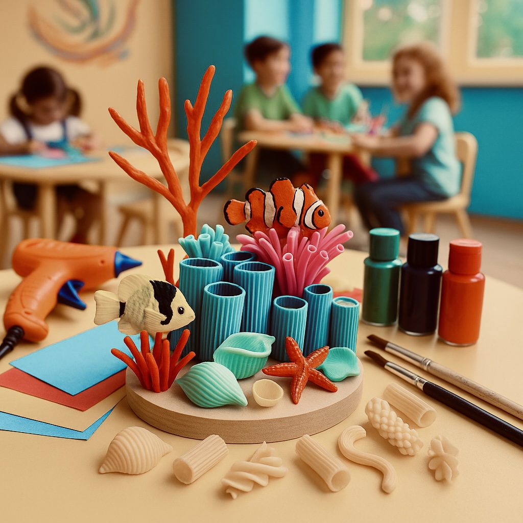 Atelier créatif pour les enfants : créons un récif corallien 2 juillet à 14h